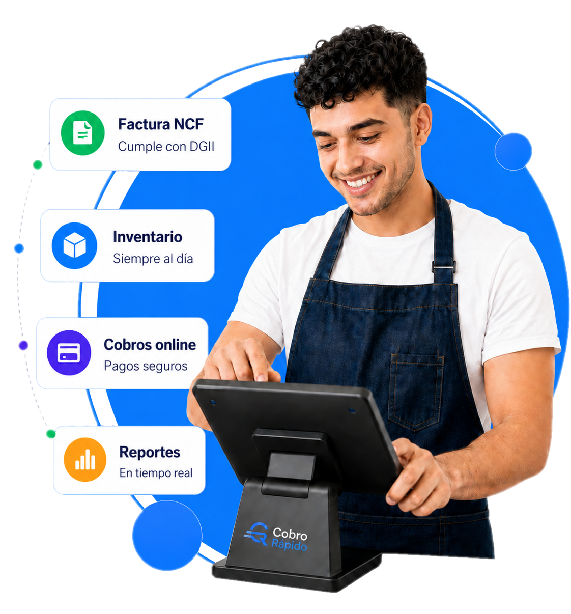 Cobro Rápido — interfaz del punto de venta
